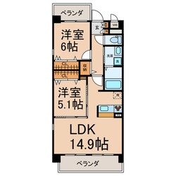 Ｍａｓｈｕ春日の物件間取画像